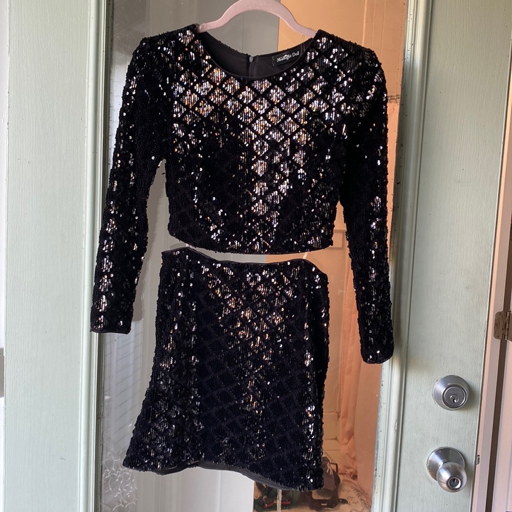 Black Two Piece NYE outfit!!